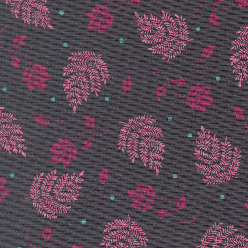 Sitara Paisley Leaf Midnight 11986 12 Moda fabric