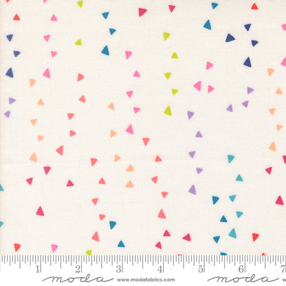 Makers Delight White 28105 11 Moda fabric with ruler